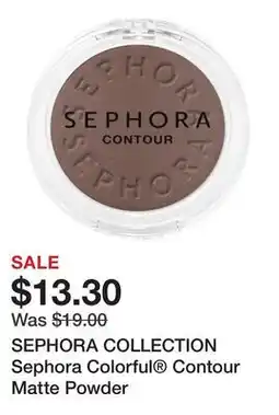 Sephora SEPHORA COLLECTION Sephora Colorful Contour Matte Powder offer
