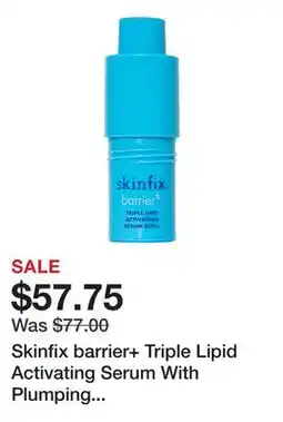 Sephora Skinfix barrier+ Triple Lipid Activating Serum With Plumping Peptides and Niacinamide offer