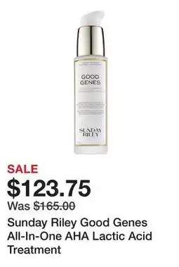 Sephora Sunday Riley Good Genes All-In-One AHA Lactic Acid Treatment offer