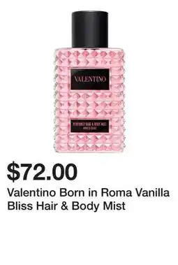 Sephora Valentino Born in Roma Vanilla Bliss Hair & Body Mist offer