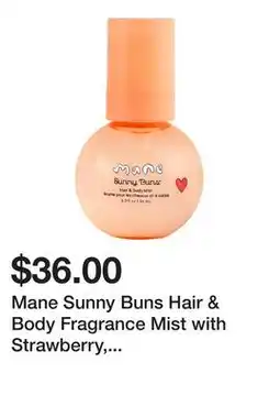 Sephora Mane Sunny Buns Hair & Body Fragrance Mist with Strawberry, Mandarin and Sweet Cream offer