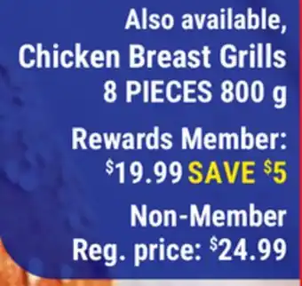 M & M Food Market Chicken Breast Grills offer