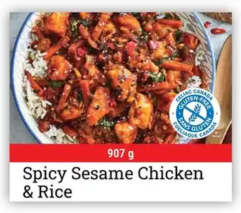 M & M Food Market Spicy Sesame Chicken & Rice offer