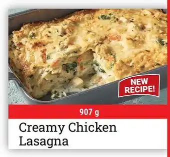 M & M Food Market Creamy Chicken Lasagna offer