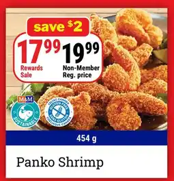 M & M Food Market Panko Shrimp offer