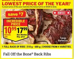 M & M Food Market Fall Off the Bone Back Ribs offer