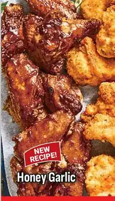 M & M Food Market Fully Cooked Chicken Wings Honey Garlic offer