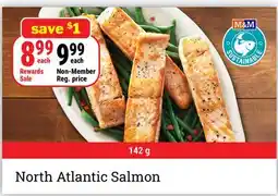 M & M Food Market North Atlantic Salmon offer
