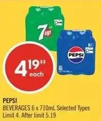Shoppers Drug Mart Pepsi beverages offer