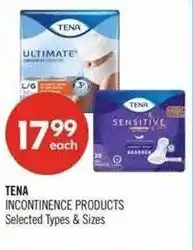 Shoppers Drug Mart Tena incontinence products offer