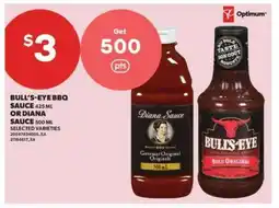 Real Canadian Superstore Bull's-Eye BBQ Sauce or Diana Sauce offer
