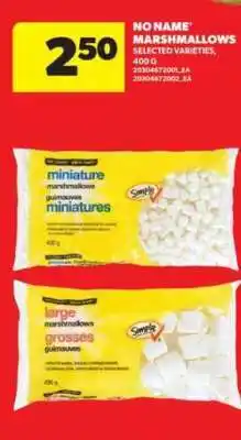 Real Canadian Superstore NO NAME MARSHMALLOWS offer