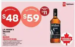 Real Canadian Liquorstore J.P. Wiser's Deluxe Rye offer