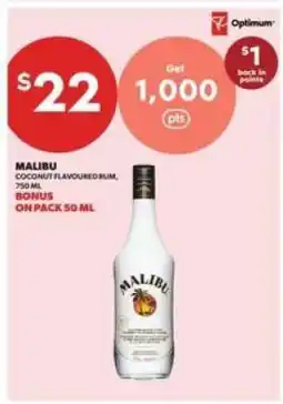 Real Canadian Liquorstore Malibu Coconut Flavoured Rum offer