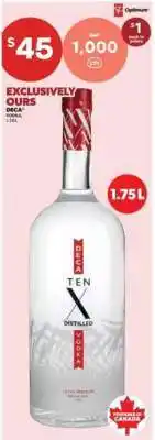 Real Canadian Liquorstore DECA TEN Vodka offer