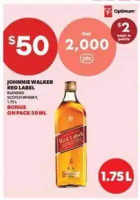 Real Canadian Liquorstore Johnnie Walker Red Label offer
