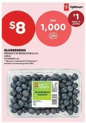Real Canadian Superstore Blueberries offer