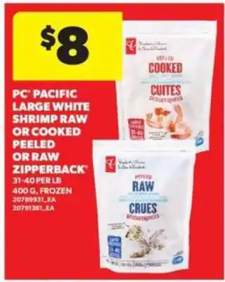 Real Canadian Superstore PC Pacific Large White Shrimp offer