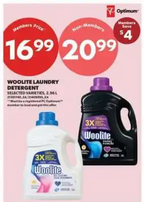 Real Canadian Superstore WOOLITE LAUNDRY DETERGENT offer