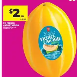 Real Canadian Superstore PC French Canary Melon offer