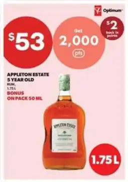 Real Canadian Liquorstore Appleton Estate 5 Year Old Rum offer