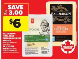 Real Canadian Superstore Balderson Non-Aged Cheddar Cheese Blocks offer