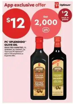 Real Canadian Superstore PC Splendido Olive Oil offer