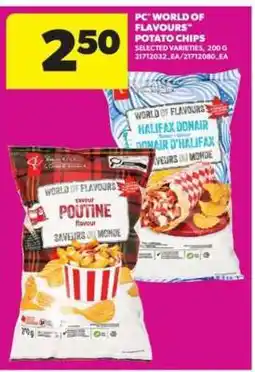Real Canadian Superstore PC World of Flavours Potato Chips offer