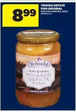 Real Canadian Superstore Yehuda Gefilte Fish Original offer