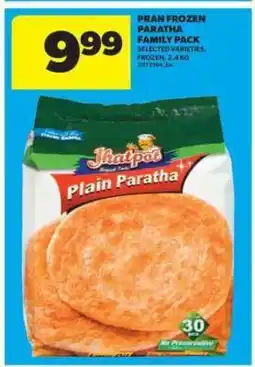 Real Canadian Superstore Pran Frozen Paratha Family Pack offer