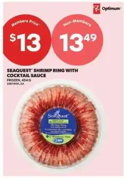 Real Canadian Superstore Seaquest Shrimp Ring with Cocktail Sauce offer