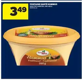 Real Canadian Superstore Fontaine Santé Hummus offer
