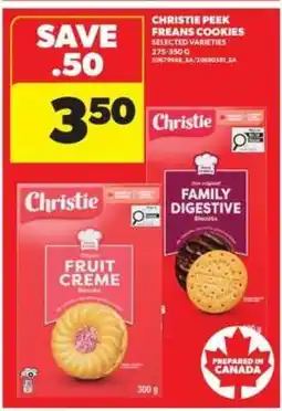 Real Canadian Superstore Christie Peek Freans Cookies offer