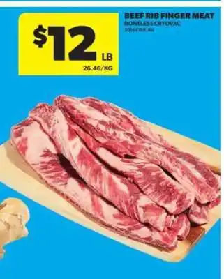 Real Canadian Superstore BEEF RIB FINGER MEAT offer
