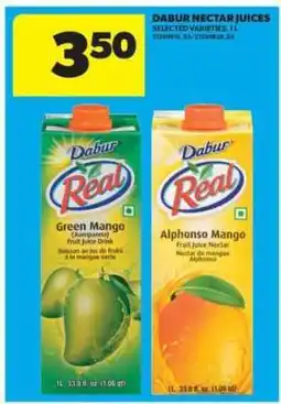 Real Canadian Superstore Dabur Nectar Juices offer