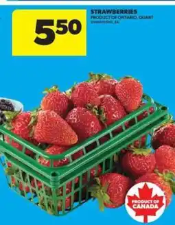 Real Canadian Superstore Strawberries offer
