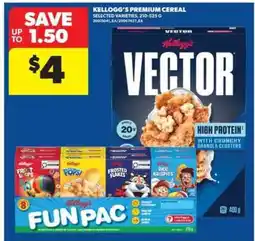 Real Canadian Superstore Kellogg's Premium Cereal offer