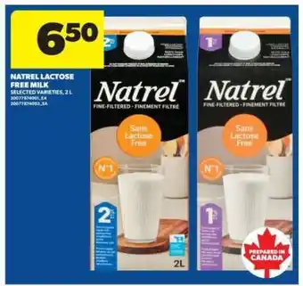 Real Canadian Superstore Natrel Lactose Free Milk offer