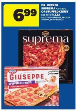 Real Canadian Superstore Dr. Oetker Suprema or Stuffed Crust Pizza offer