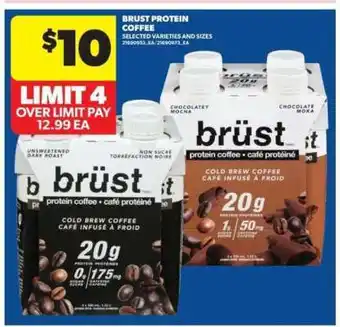 Real Canadian Superstore Brust Protein Coffee offer