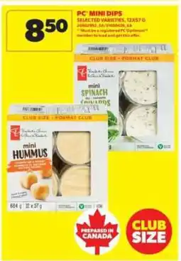 Real Canadian Superstore PC Mini Dips offer