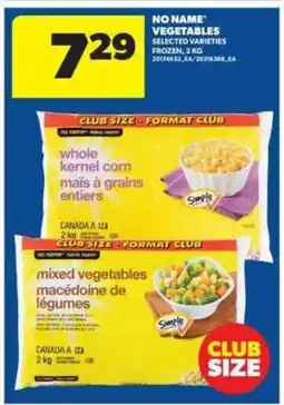 Real Canadian Superstore NO NAME VEGETABLES offer