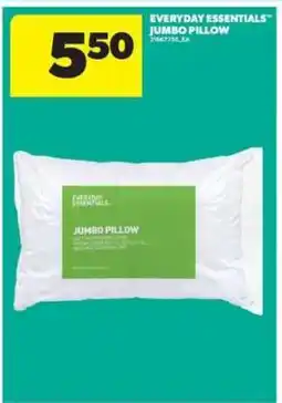 Real Canadian Superstore EVERYDAY ESSENTIALS JUMBO PILLOW offer