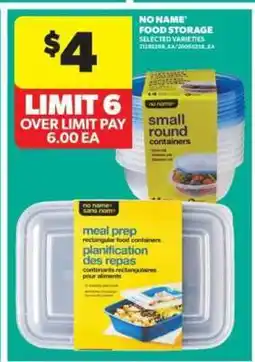 Real Canadian Superstore No Name Food Storage offer