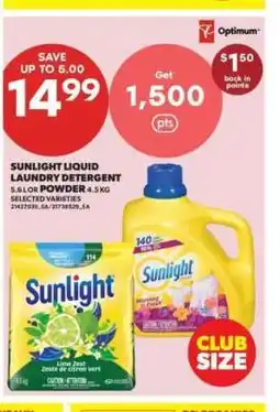 Real Canadian Superstore Sunlight Liquid Laundry Detergent offer
