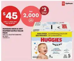 Real Canadian Superstore Huggies Snug & Dry Diapers Ultra Value Pack offer