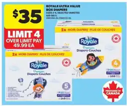 Real Canadian Superstore Royale Ultra Value Box Diapers offer