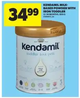 Real Canadian Superstore Kendamil Milk-Based Powder with Iron Toddler offer