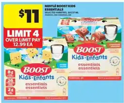 Real Canadian Superstore Nestlé Boost Kids Essentials offer
