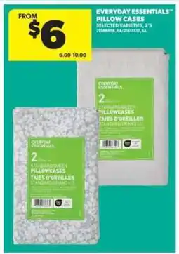 Real Canadian Superstore Everyday Essentials Pillow Cases offer